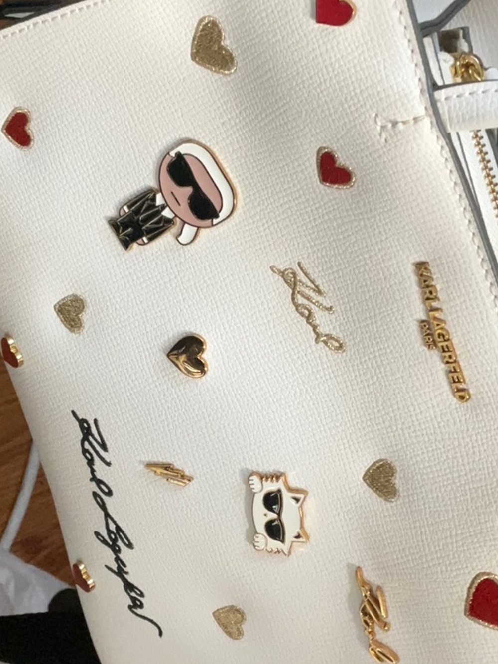 Carl Lagerfeld Crossbody new without tags 298 retail